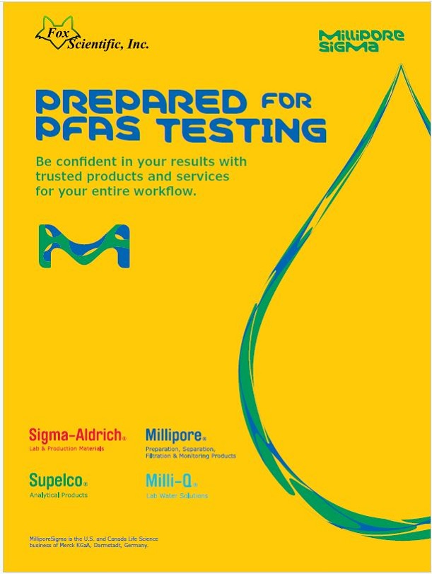 Millipore PFAS Testing Supplies